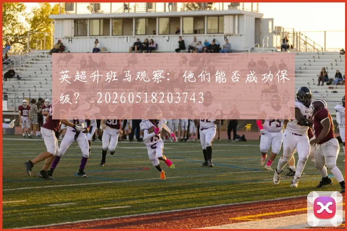 英超升班马观察:他们能否成功保级?_20260518203743